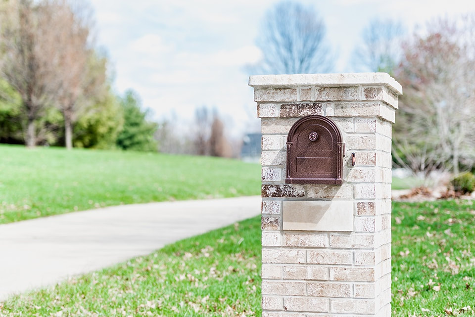 Custom Stone & Brick Mailboxes in Lexington, Kentucky (KY)
